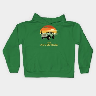 car and adventure Kids Hoodie